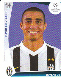 David Trezeguet Juventus FC samolepka UEFA Champions League 2009/10 #37